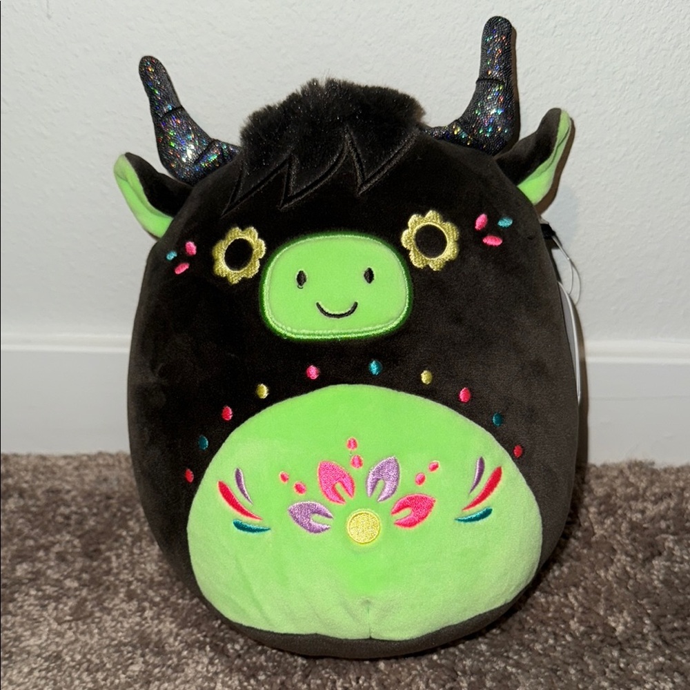 NWT 8in Catrina Day of the Dead Cow Squishmallow
